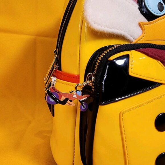 Loungefly Disney Negaduck Cosplay Mini Backpack Darkwing Duck Villain Mallard - Picture 3 of 12